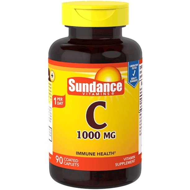 Sundance Vitamins C Tablets, 1000 mg, 90 Count
