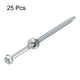 thumbnail image 3 of #14 x 5" Auto-Perforantes Tornillos, 25uds Galvanizado Acero Techos Tornillos Hexagonal Cabeza Auto-Perforantes Tornillos con EPDM Arandela para Metal a Metal, 3 of 6