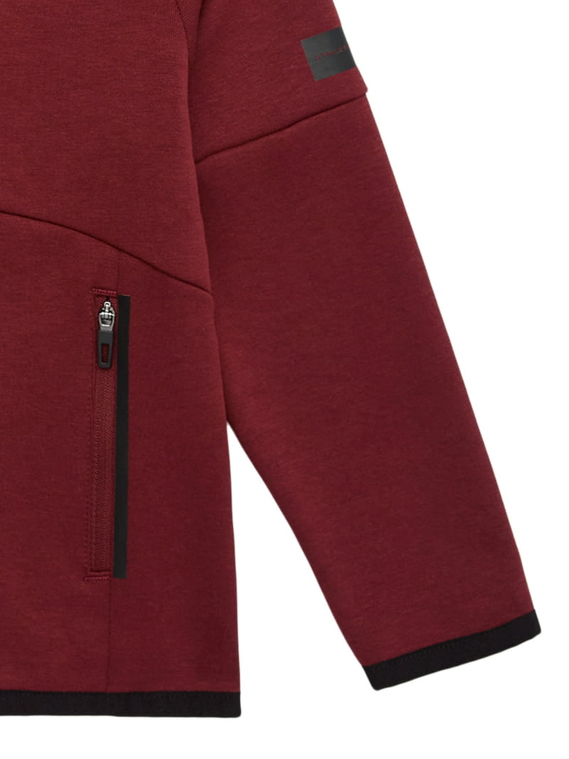 Athletic Works Boys Full-Zip Double Knit Performance Jacket, Sizes