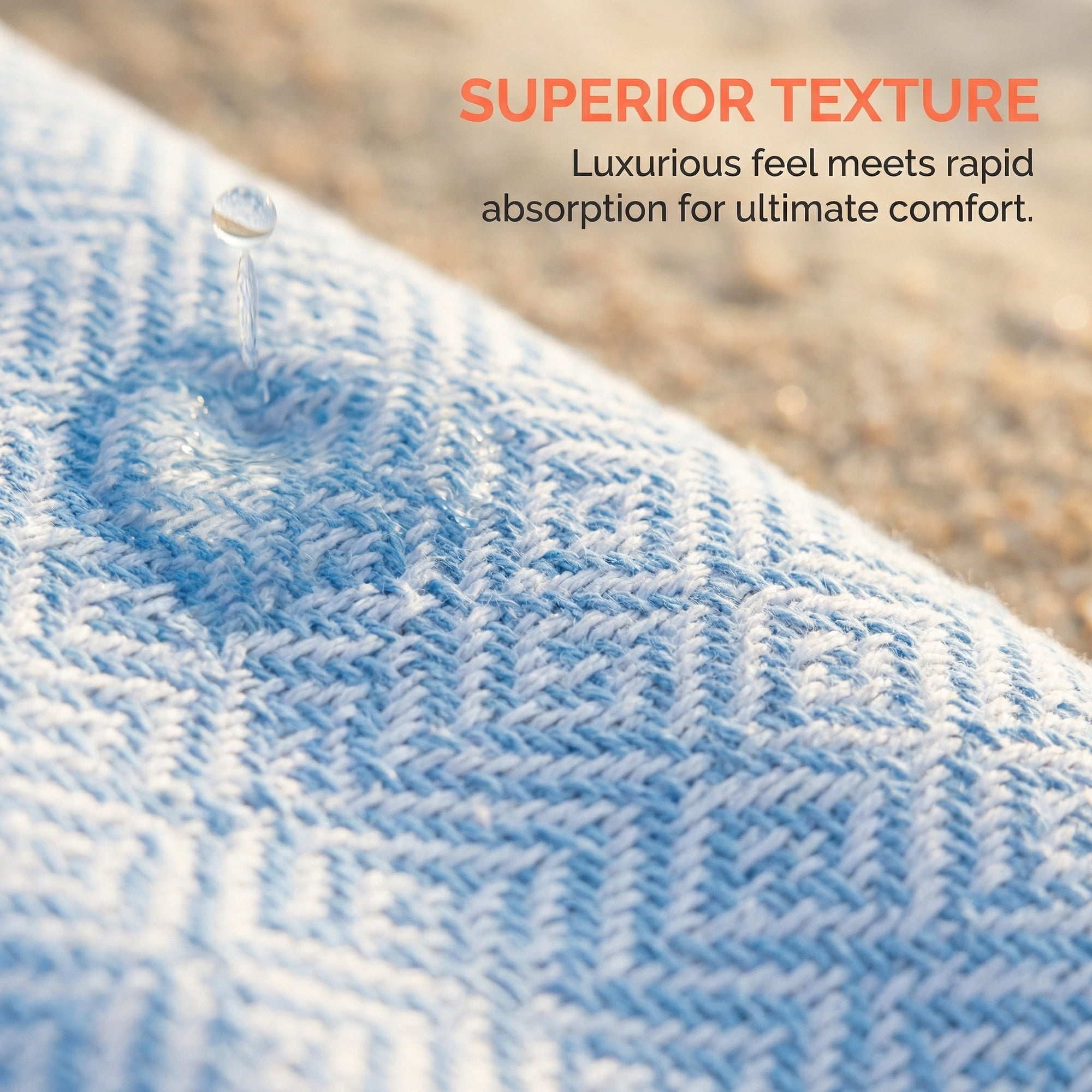 Unique Bargains Geometric Sandproof Turkish Beach Towel Mint Green/Dark Green 71"x40"
