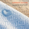 thumbnail image 3 of Unique Bargains Geometric Sandproof Quick Dry Turkish Beach Towel Mint Green 71" x 40", 3 of 7