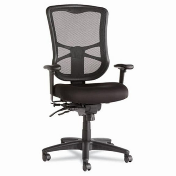 Elusion Series Mesh High-Back Multifunction Chair  Black