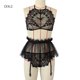 thumbnail image 1 of Traje de ropa interior sexy Traje de falda sexy con encanto tipo dividido de fibra elástica suave, XXL sidaley  XX000144-05, 1 of 7