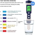 thumbnail image 2 of Probador de sal para piscina, medidor de salinidad digital, probador de salinidad 5 en 1 de alta precisión para agua salada, ip67, 2 of 5
