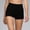 aa01_Black, variant on Womens Silver Thread Detail Shapewear Stretchy Soft Quick Dry Peach Butt Lift Mid Thigh Cut High Waisted Yoga Home Casual Womens Mid Thigh Shaper No Panty Line