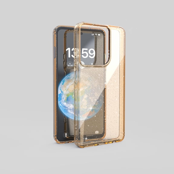 for Moto G Stylus 5G (2025) Glitter Crystal Case for Women,Cute Bling Sparkle Sparkly Shiny Reflective Soft TPU Silicone Shockproof Girls Slim Protective Case For Moto G Stylus 5G (2025),Gold