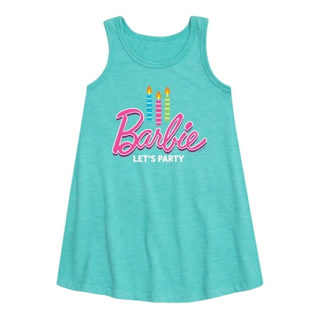 

Barbie - Let s Party - Toddler and Youth Girls A-line Dress