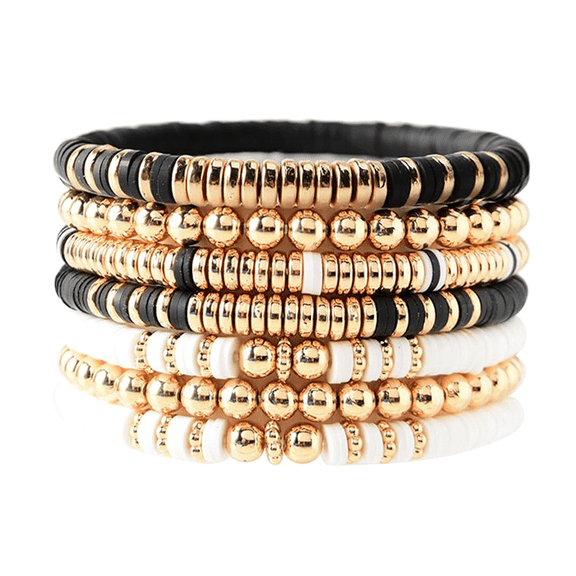 DESIGNICE Bracelets for Women Girls Beaded Clay Charm Bracelet Jewelry for Women Bohemian Vintage Style Boho Bracelets for Women