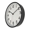thumbnail image 2 of hometrends Black Contemporary Wall Clock, 2 of 3