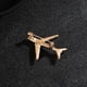 thumbnail image 4 of Broche de avión exquisito, elegante ramillete de Corea del Sur, alfiler de suéter para mujer, accesorios de chaqueta de traje personalizados de moda, 4 of 5
