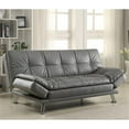 thumbnail image 5 of Dilleston Upholstered Tufted Convertible Sofa Bed Grey, 5 of 7