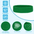 thumbnail image 3 of Uxcell Sweatband Headbands, Terry Cloth Sweat Band for Women Men Sports Basketball Tennis Athletic, Green 4 Pcs, 3 of 6