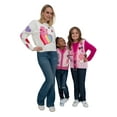 thumbnail image 6 of Care Bears Women's All Over Hearts Crewneck Pullover Sweaters, Sizes S-XL, 6 of 7