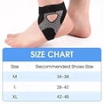 thumbnail image 3 of Ankle Brace Support, Adjustable Compression Ankle Stabilizer Heel Cutout 3 Stage Strap Joint Protection Secure Support Fit, for Running Basketball Hiking Men Women Recovery Daily Wear, 3 of 6