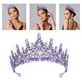 thumbnail image 7 of FENOHREFE Elegant Women's Rhinestones Crowns Prom Event Headband Costume Hairpieces for Weddings Birthdays and Special Occasion, 7 of 7