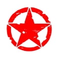 thumbnail image 4 of Soumake Circle Star Reflective Car-Styling Vehicle Body Window Decals Sticker Decor Practical, 4 of 4