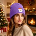 thumbnail image 3 of Wioihee Embroidered Knit Cuffed Beanie for Men Women Tactical Winter Warm Hat, 3 of 6