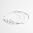 thumbnail image 3 of Wxqbjtam 10pcs Women Girls Satin Plain Headband Alice Ban Hair Band DIY White, 3 of 9