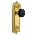 thumbnail image 3 of Nostalgic Warehouse Eadblk_Prv_234_Nk Vintage Black Porcelain Privacy Door Knob Set - Grey, 3 of 6
