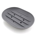 thumbnail image 5 of unbranded  4 Pcs Grey Soap Dish Bar Travel Case Storage Plate Compact Tray, 5 of 8