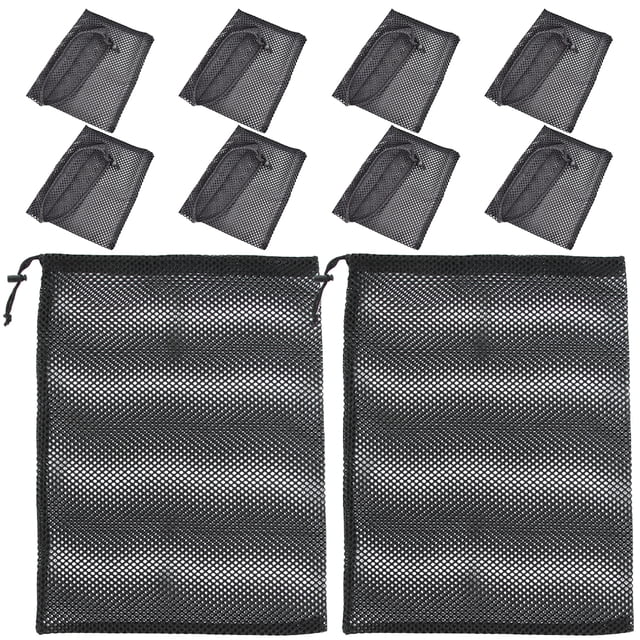 Miangastore 10 Pcs Sac en Filet à Cordon Sac en Filet Multifonctionnel pour Sport Natation