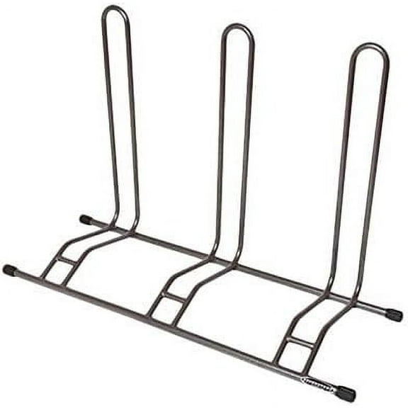 Super Stand - 3 Bike, Grey, Fits Up to 2.5" Tires, Bike Stand, Bike Storage Racks, Compatible with Bicycle$$Tools & Hardware Other