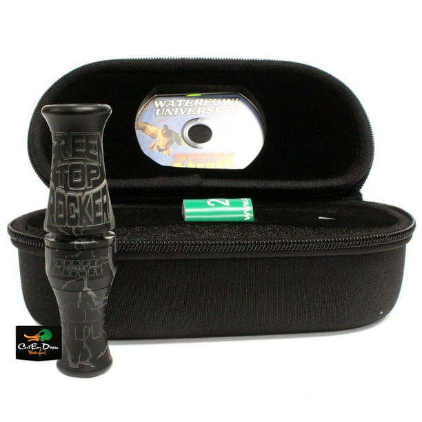 ZINK CALLS GTR GREEN TOP ROCKER DOUBLE REED ACRYLIC DUCK CALL