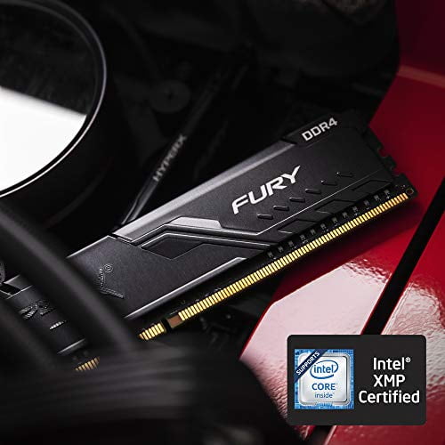 HyperX Fury 8GB DDR4 CL16 DIMM 1Rx8?? Black XMP Desktop Memory Single HX426C16FB3/8 - Walmart.com