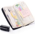 thumbnail image 1 of GFDYREE Big Capacity Pencil Case Pencil Pouch School Supplies for College Students Office Simple Stationery Pencil Holder Bag Teen Girls Women-Black, 1 of 6