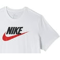 thumbnail image 4 of Men's Nike Icon Futura Tee Color: White University Red Size: M, 4 of 10