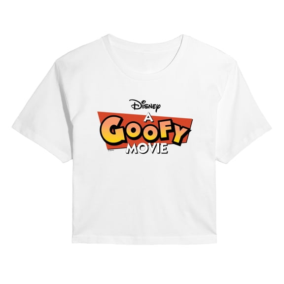 A Goofy Movie - Logo - Juniors Cropped Graphic T-Shirt