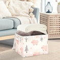 thumbnail image 5 of Cute Pigs Hearts Christmas Trees with Snow Foldable Storage Bin with Lid and Handle Collapsible Storage Box 16.5 x 12.6 x 11.8 inches, 5 of 7