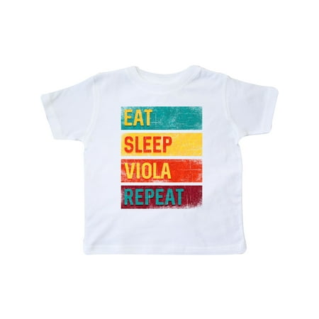

Inktastic Viola Player Funny Eat Sleep Viola Repeat Gift Toddler Boy or Toddler Girl T-Shirt