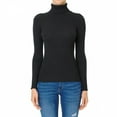 thumbnail image 5 of FashionMille Women Ribbed Knit Texture High Neck Long Sleeve Pullover Sweater, 5 of 5