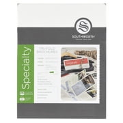 Southworth Tri-Fold Brochures Paper, 8.5" x 11", 80 lb., Techweave Finish, Bare White, 25 Brochures