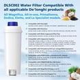 thumbnail image 2 of Filtro de agua de repuesto Beckacher DLSC002 para De'longhi Coffee, 2 of 9