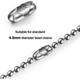 thumbnail image 3 of Jinyuanchao 100 Pcs Replacement Vertical Roman Roller Blind Ball Chain Connector Clips, Beaded Ball Chain Connector, 3 of 8