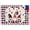 Style 2, variant on Linen Table Mat,4th of July Independence Day Placemats,Non-Slip Placemat,Patriotic Theme Holiday Party Place Mats,Coaster Dish Pad Dish Pad Cutlery Pad