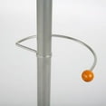 thumbnail image 2 of M&T Displays 74x15 Metal Coat Hanger, Spring Coat Rack - Silver, 2 of 8