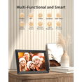 thumbnail image 5 of FRAMEO 10.1" WiFi Digital Picture Frame, HD IPS Touch Screen 1280x800, Frameo App, Auto-Rotate, Wall Mountable, Black Frame, 5 of 7