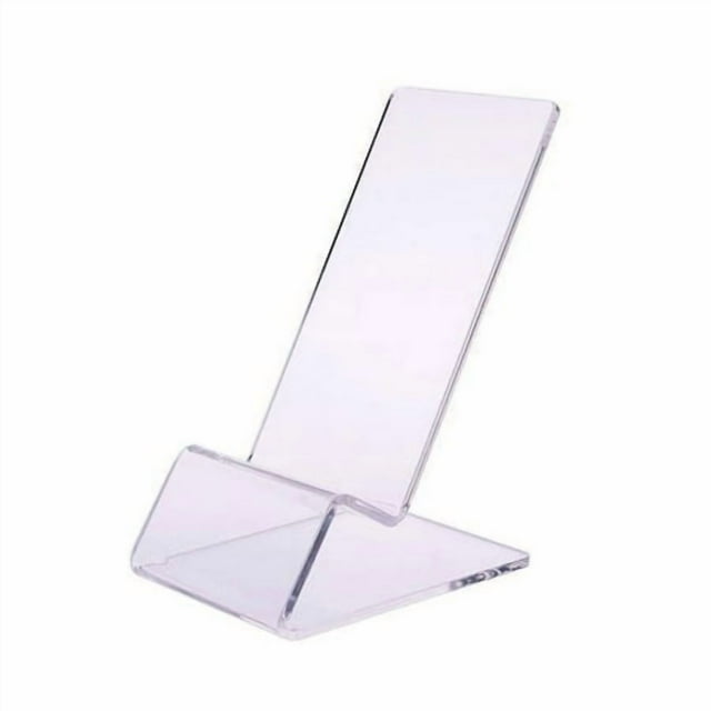 Shengyu Clear Acrylic Phone Mount Holder Mini Portable Display Stand Rack Stand for Cell Phone Display