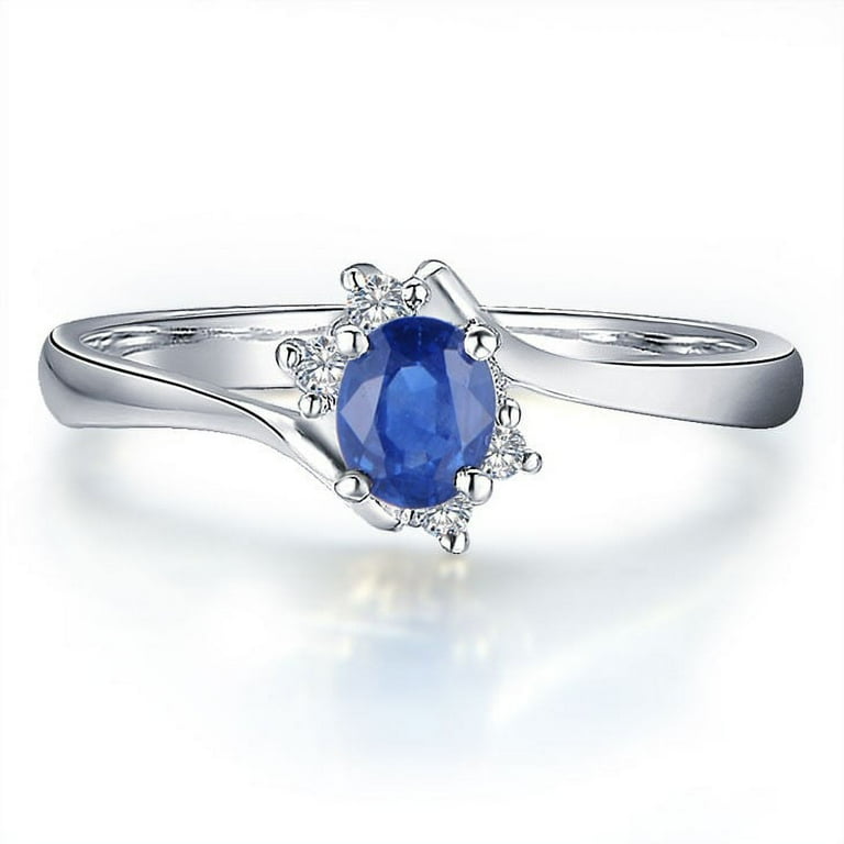 Inexpensive sapphire engagement best sale rings