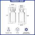 thumbnail image 2 of Uxcell 3ml Sample Vials, 8 Pack Lab Empty Vials with Butyl Rubber Stopper and Crimp Top Caps, Transparent, 2 of 5