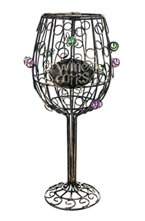 KOVOT Wine Glass Cork Holder 12 inch