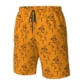 thumbnail image 4 of Balery Fall Cute Simple Scarecrow Traje de Baño Estilo Hawaiano para Hombre, Shorts de Secado Rápido con Bolsillos-3X-Large, 4 of 6