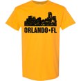 thumbnail image 3 of Inktastic Orlando Skyline with Grunge T-Shirt, 3 of 5