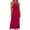 Hot Pink#summer dresses for women 2026, variant on aohooy Summer Dresses for Women 2026 Maxi Tank Dresses Crew Neck Empire Waist Long Flowy Pleated A Line Sleeveless Sundresses Red,M