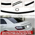 thumbnail image 2 of Glossy Black Rear Trunk ABS Spoiler Wing For 2010-16 for Mercedes-Benz W212 A Style, 2 of 4