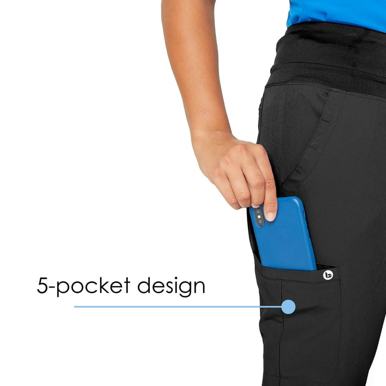 Barco One 5206 Petite 5-Pocket Yoga Pant – The Uniform Shoppe