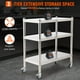thumbnail image 5 of Yeshouse Estante Ajustable de Acero Inoxidable Resistente 3 Niveles, 32"x16"x36", con Ruedas, 5 of 7